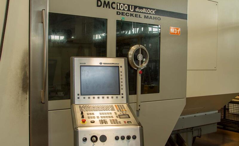 centro di lavoro 5 assi dmc100 - duo block